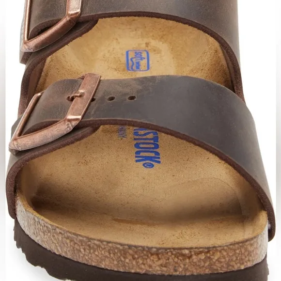 BIRKENSTOCK ARIZONA Leather Soft Footbed Sandals
