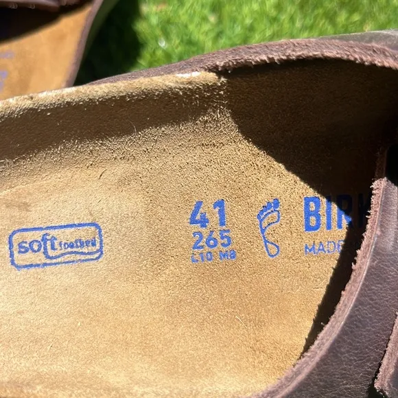 BIRKENSTOCK ARIZONA Leather Soft Footbed Sandals