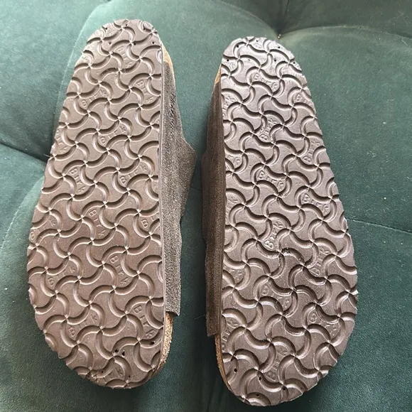 Birkenstock Black Suede Sandals