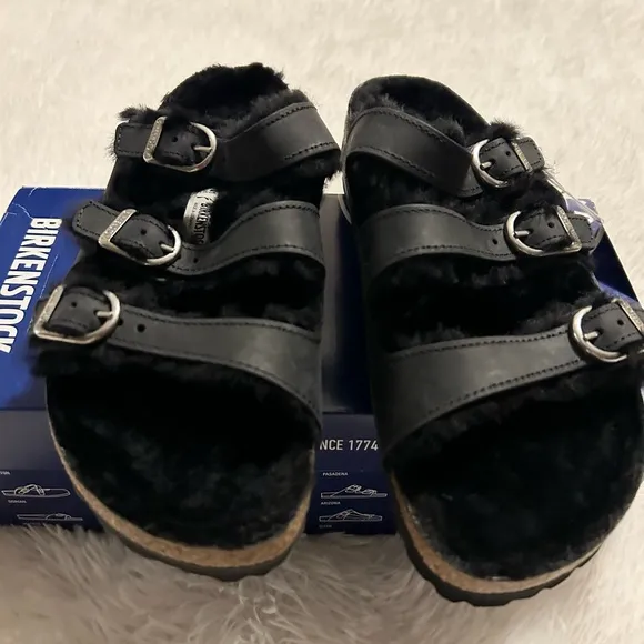 Birkenstock Florida Fresh Shearling Sandals