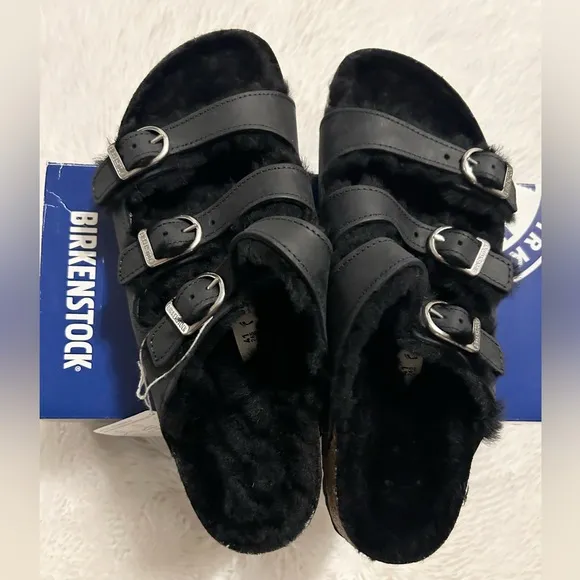 Birkenstock Florida Fresh Shearling Sandals