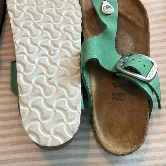 Birkenstock Gizeh Big Buckle Sandal Jade green 37