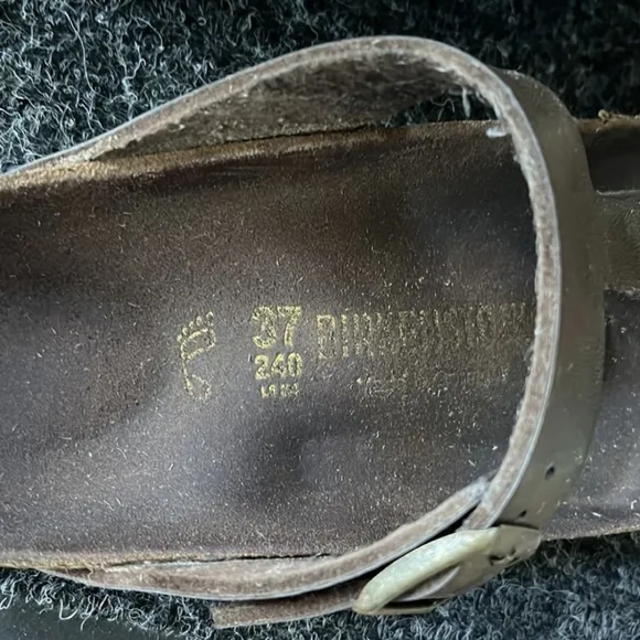 Birkenstock Gizeh Birko Flor Golden Brown
