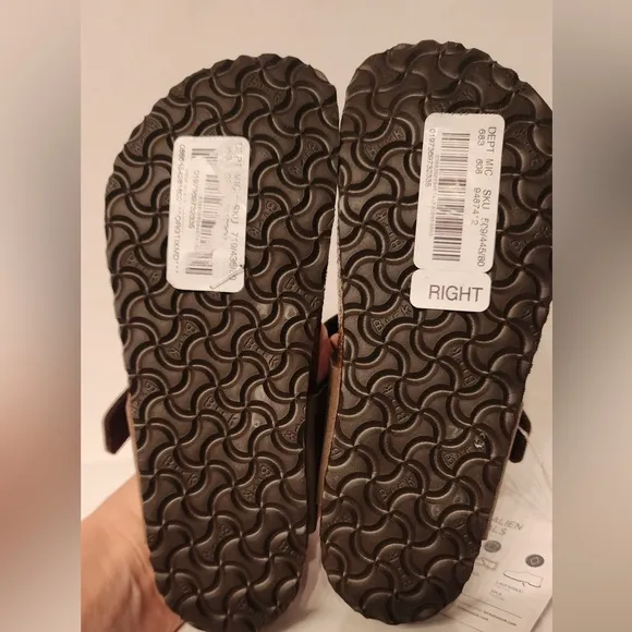 Birkenstock Gizeh Kids Mocca Brown Sandals Size 30 12-12.5