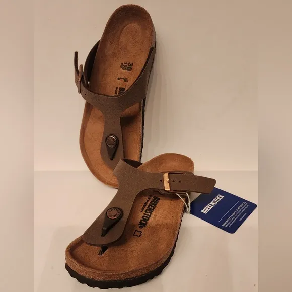 Birkenstock Gizeh Kids Mocca Brown Sandals Size 30 12-12.5
