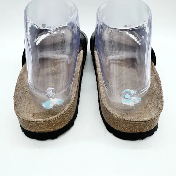 Birkenstock Ibiza Black Double Buckle Strap - Narrow Footbed - Sz 36 Hippie Boho