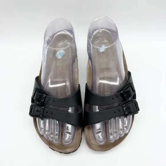 Birkenstock Ibiza Black Double Buckle Strap - Narrow Footbed - Sz 36 Hippie Boho