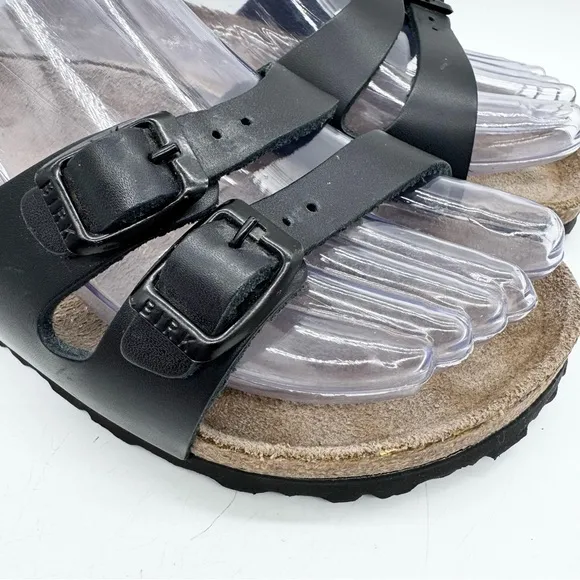 Birkenstock Ibiza Black Double Buckle Strap - Narrow Footbed - Sz 36 Hippie Boho