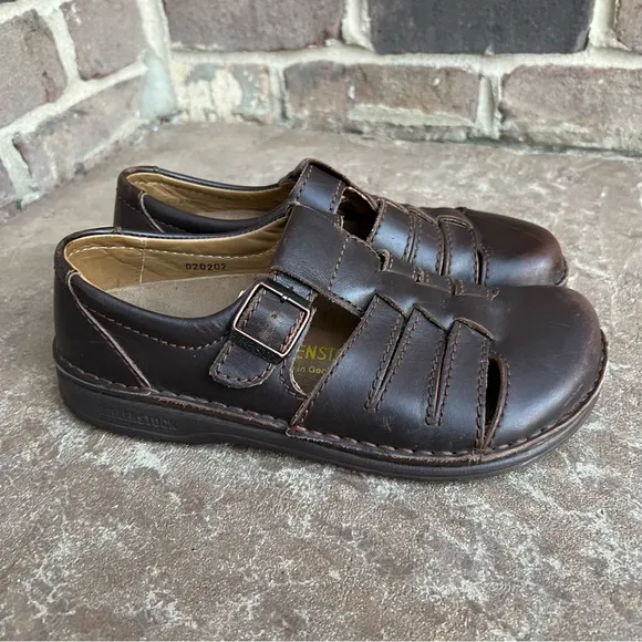 Birkenstock Madeira Leather Flats Sz 38
