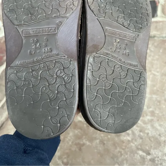 Birkenstock Madeira Leather Flats Sz 38