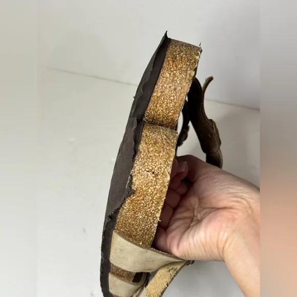 Birkenstock Mayari Birko Flor Toe Loop Slide Sandals Women Size 41