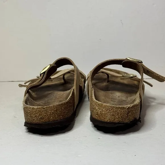 Birkenstock Mayari Birko Flor Toe Loop Slide Sandals Women Size 41