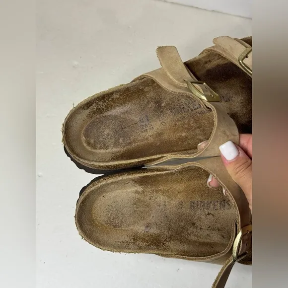 Birkenstock Mayari Birko Flor Toe Loop Slide Sandals Women Size 41
