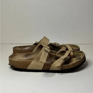 Birkenstock Mayari Birko Flor Toe Loop Slide Sandals Women Size 41