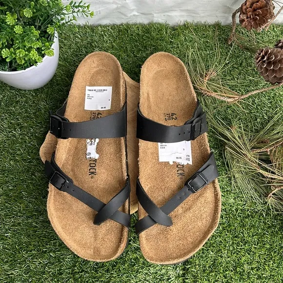 Birkenstock Mayari black sandals women Size 42 US 11-11.5 new