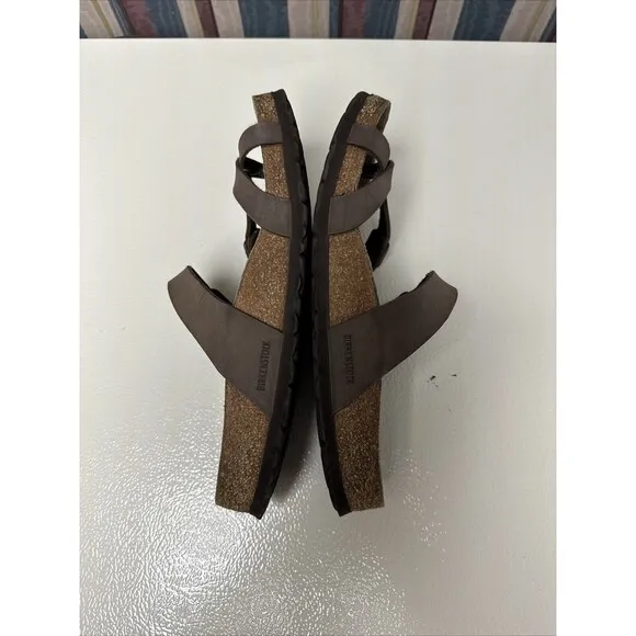 Birkenstock Mayari Brown Toe Loop Sandals Womens Size 11 EU42