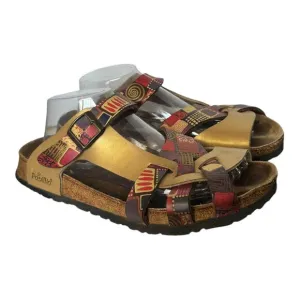 Birkenstock Papillio Graphic Metallic Sandals size 41 ladies size 10