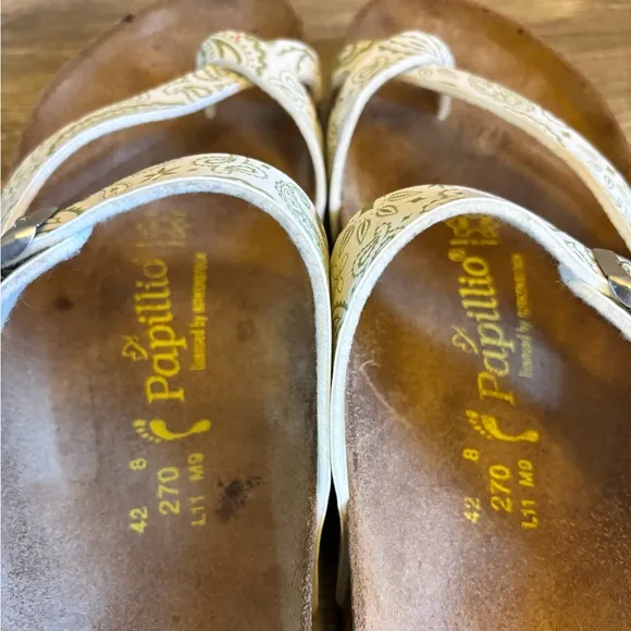 Birkenstock Papillio Tabora Sandals Paisley Pattern Straps