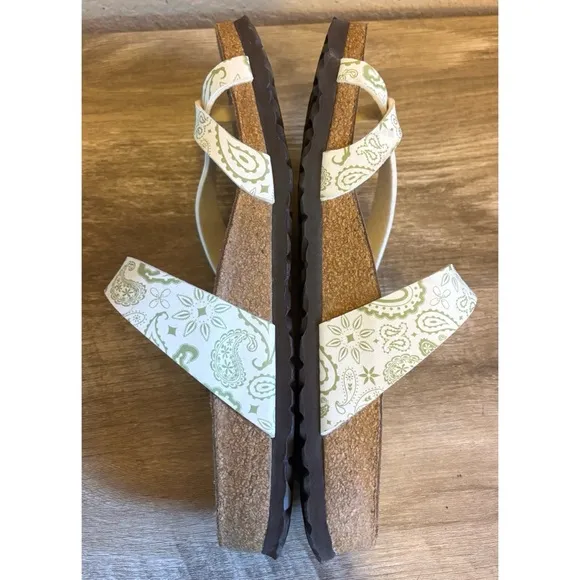 Birkenstock Papillio Tabora Sandals Paisley Pattern Straps