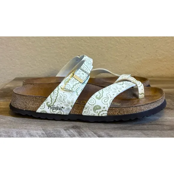 Birkenstock Papillio Tabora Sandals Paisley Pattern Straps