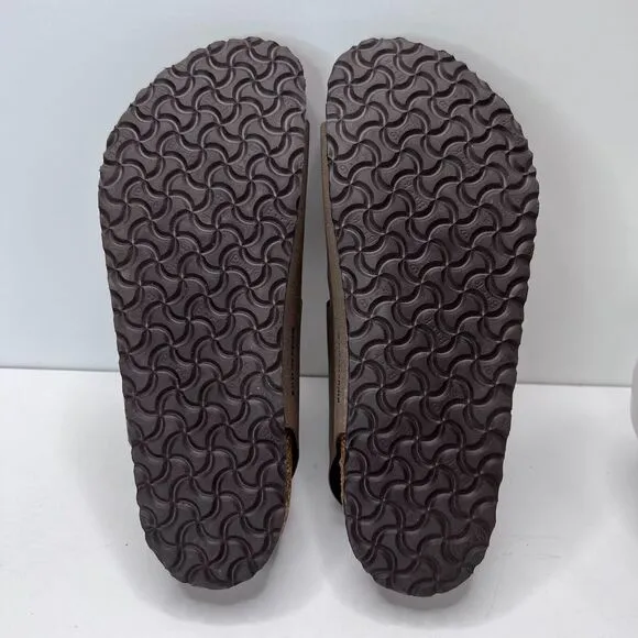 Birkenstock Roma Birko-Flor Sandals Buckle Mocha Birkibuc Kids 3 NWOB Narrow