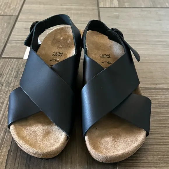 Birkenstock Samira Natural Leather sandals size 6