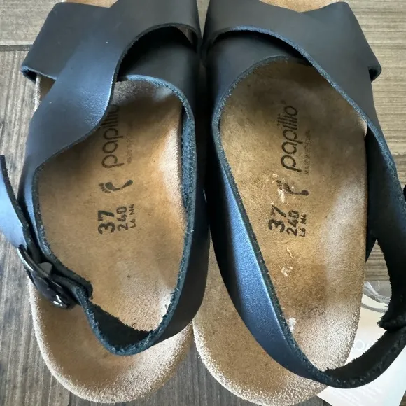 Birkenstock Samira Natural Leather sandals size 6