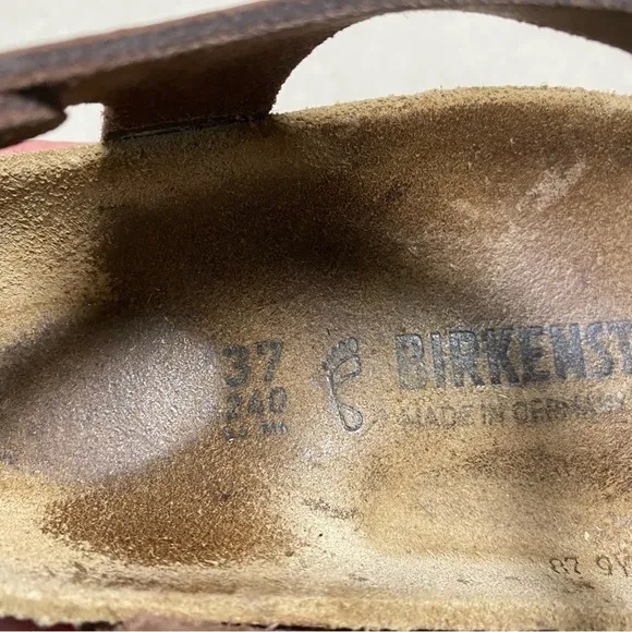 Birkenstock Sandals Women’s Size 6 Brown Bali Habana Oiled Leather Sandals