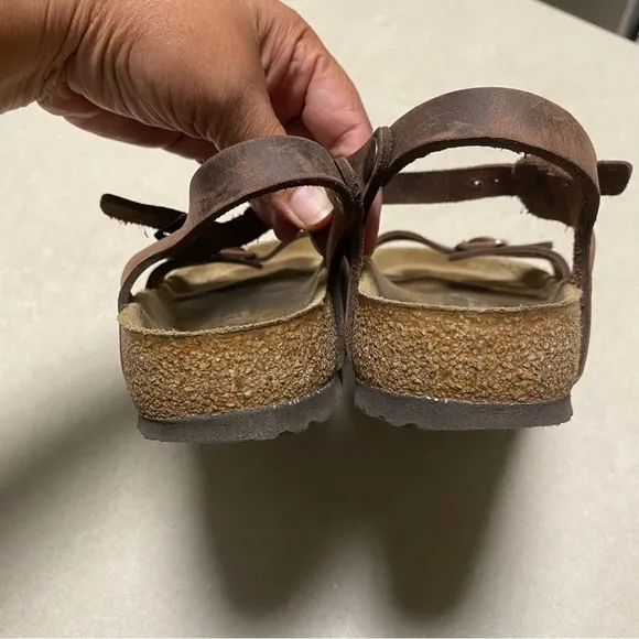 Birkenstock Sandals Women’s Size 6 Brown Bali Habana Oiled Leather Sandals