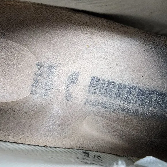 Birkenstock Shoes Womens Size EU 37 US 6 Gray Slip On Sneakers *Read*