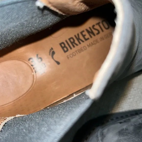 BIRKENSTOCK STALON II CHELSEA BOOTS, GREY SIZE 36 / 6