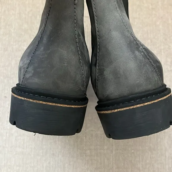 BIRKENSTOCK STALON II CHELSEA BOOTS, GREY SIZE 36 / 6