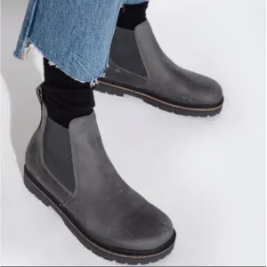 BIRKENSTOCK STALON II CHELSEA BOOTS, GREY SIZE 36 / 6