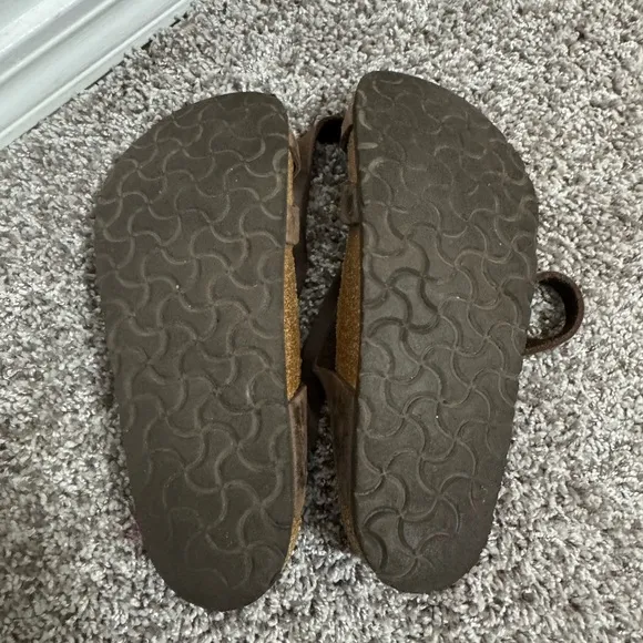 Birkenstock Women’s Yara Sandals – Oiled Leather, Habana Brown, Size 38
