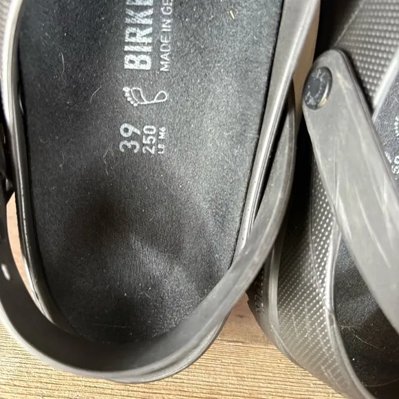 birkesntock birki air 2.0 womens size 8 shoes black slip on comfort clogs