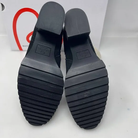 Blondo Tia Sherpa Cuff Ankle Booties in‎ Black Size 8.5 New Retail $160