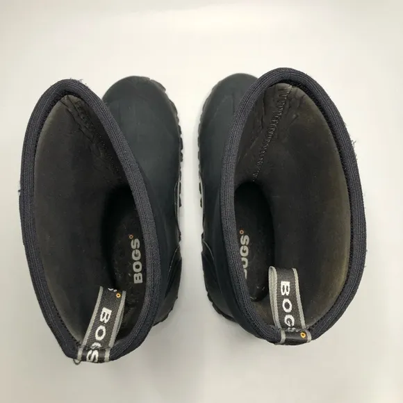 BOGS Men’s Size 10 Boots Black Classic Mid Arch Support EURO 43