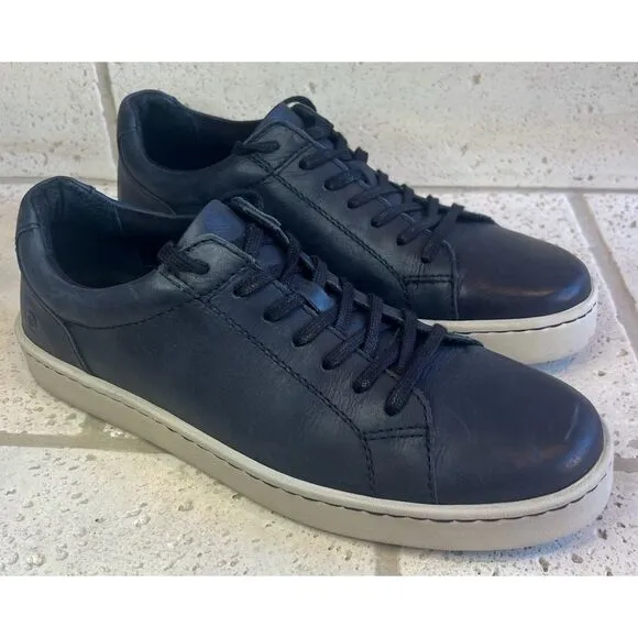 Born Men’s ALLEGHENY II Sneakers Navy Leather Lace Up Size 11.5