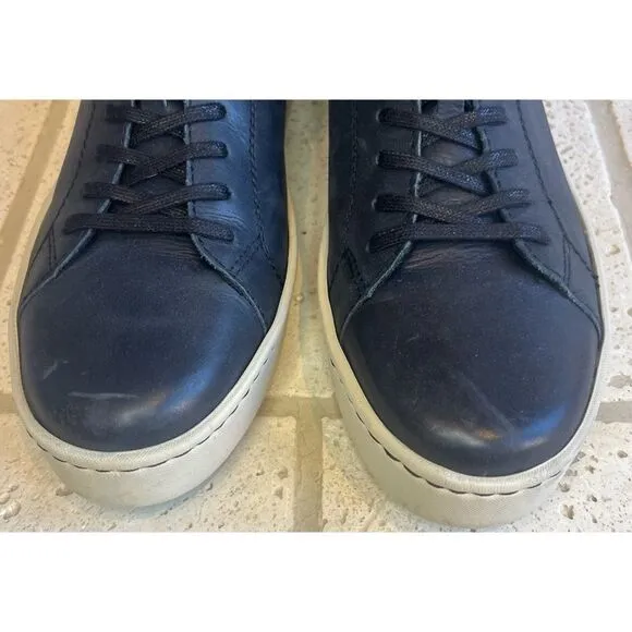 Born Men’s ALLEGHENY II Sneakers Navy Leather Lace Up Size 11.5