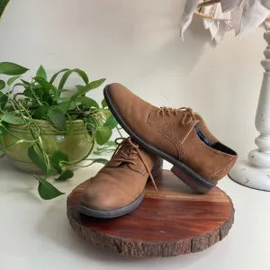 BOSTONIAN 10 Commonwealth Comfort Bed Preppy Suede Oxford Shoes
