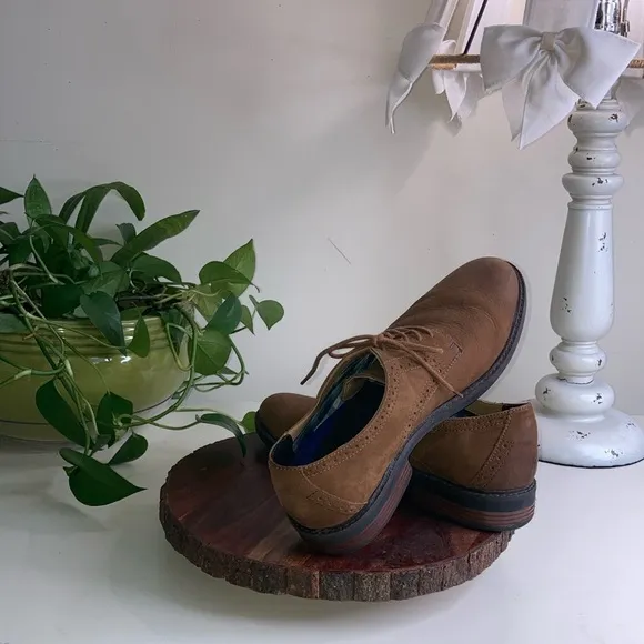 BOSTONIAN 10 Commonwealth Comfort Bed Preppy Suede Oxford Shoes