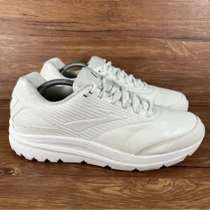 BROOKS Addiction Walker 2 White Leather Orthotic Sneakers Men’s Size 11 Shoes
