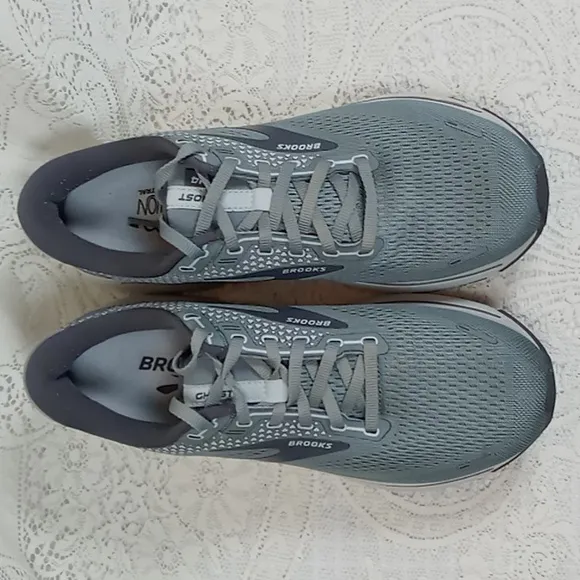 Brooks Ghost 14 Men's Gray Running Shoes Size 9M(D)