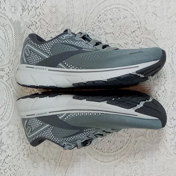 Brooks Ghost 14 Men's Gray Running Shoes Size 9M(D)