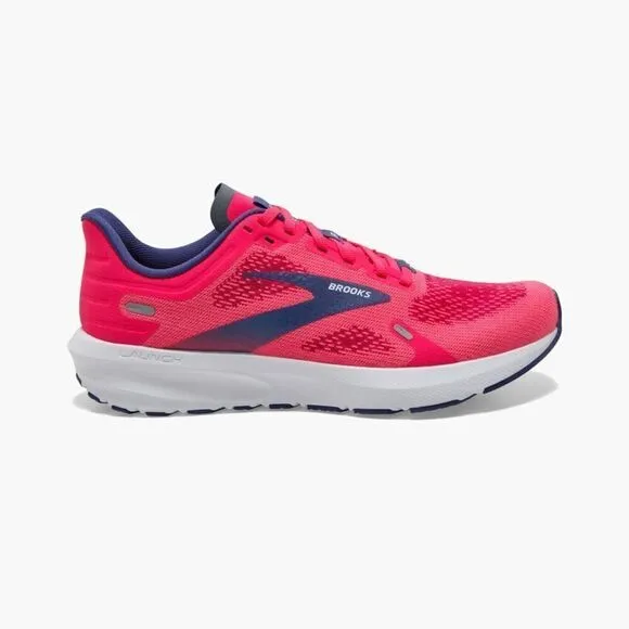 Brooks Launch 9 Running Shoes Pink Fuchsia Cobalt Size 7.5