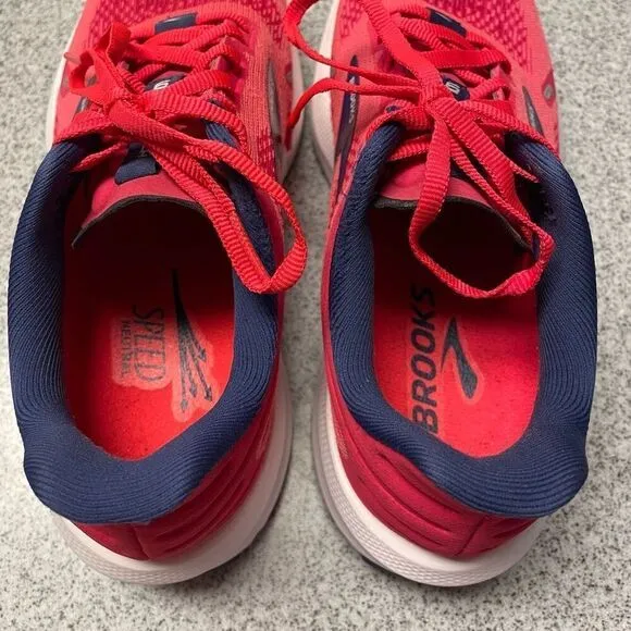 Brooks Launch 9 Running Shoes Pink Fuchsia Cobalt Size 7.5