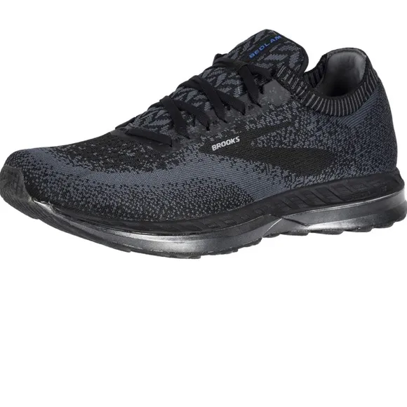 Brooks Men's Bedlam Running Shoes Size 11 Black Ebony Blue Mens Sneakers