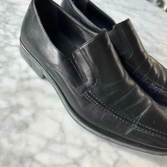 Bruno Magli Men’s 8 - Raging Leather Slip On Shoes - made in italy  (MO1189)