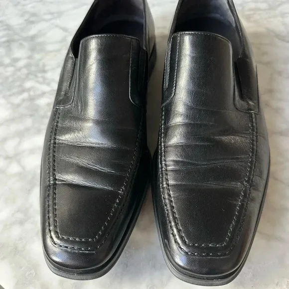 Bruno Magli Men’s 8 - Raging Leather Slip On Shoes - made in italy  (MO1189)