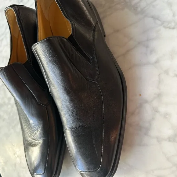 Bruno Magli Men’s 8 - Raging Leather Slip On Shoes - made in italy  (MO1189)